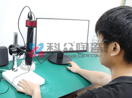 氧化鋯陶瓷切刀顯微鏡檢測(cè)